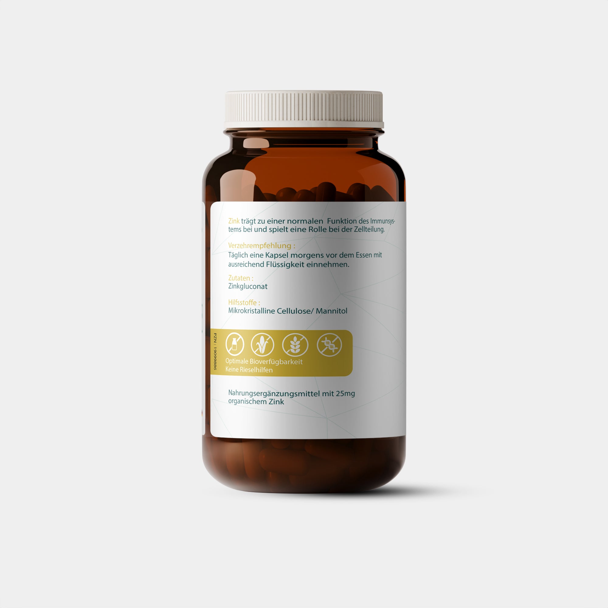 Zink Forte 25mg mit Zinkgluconat