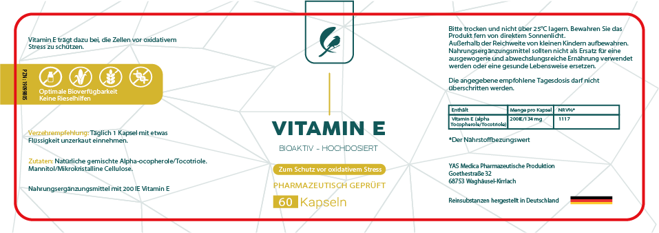 Vitamin E Bioaktiv Hochdosiert