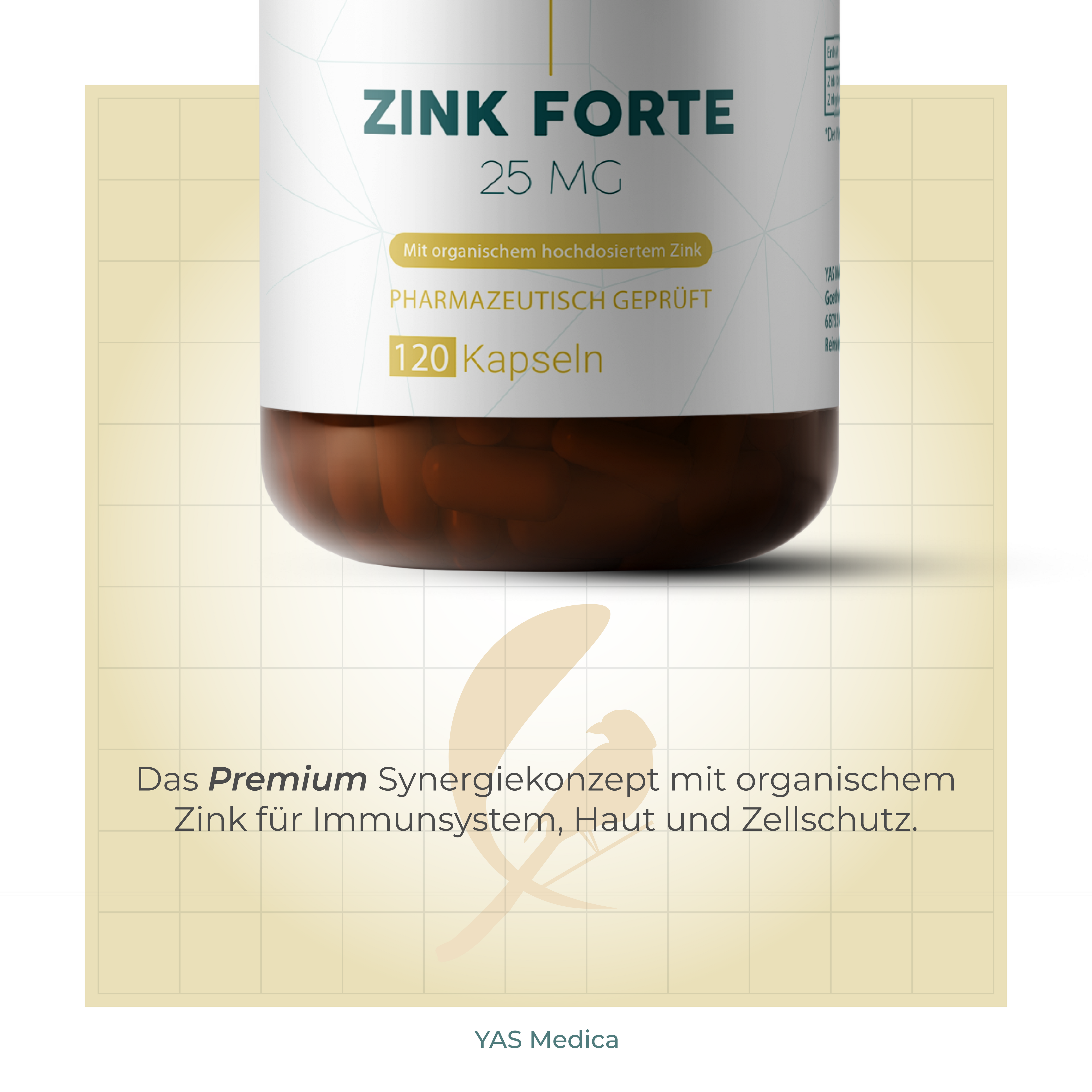 Zink Forte 25mg mit Zinkgluconat