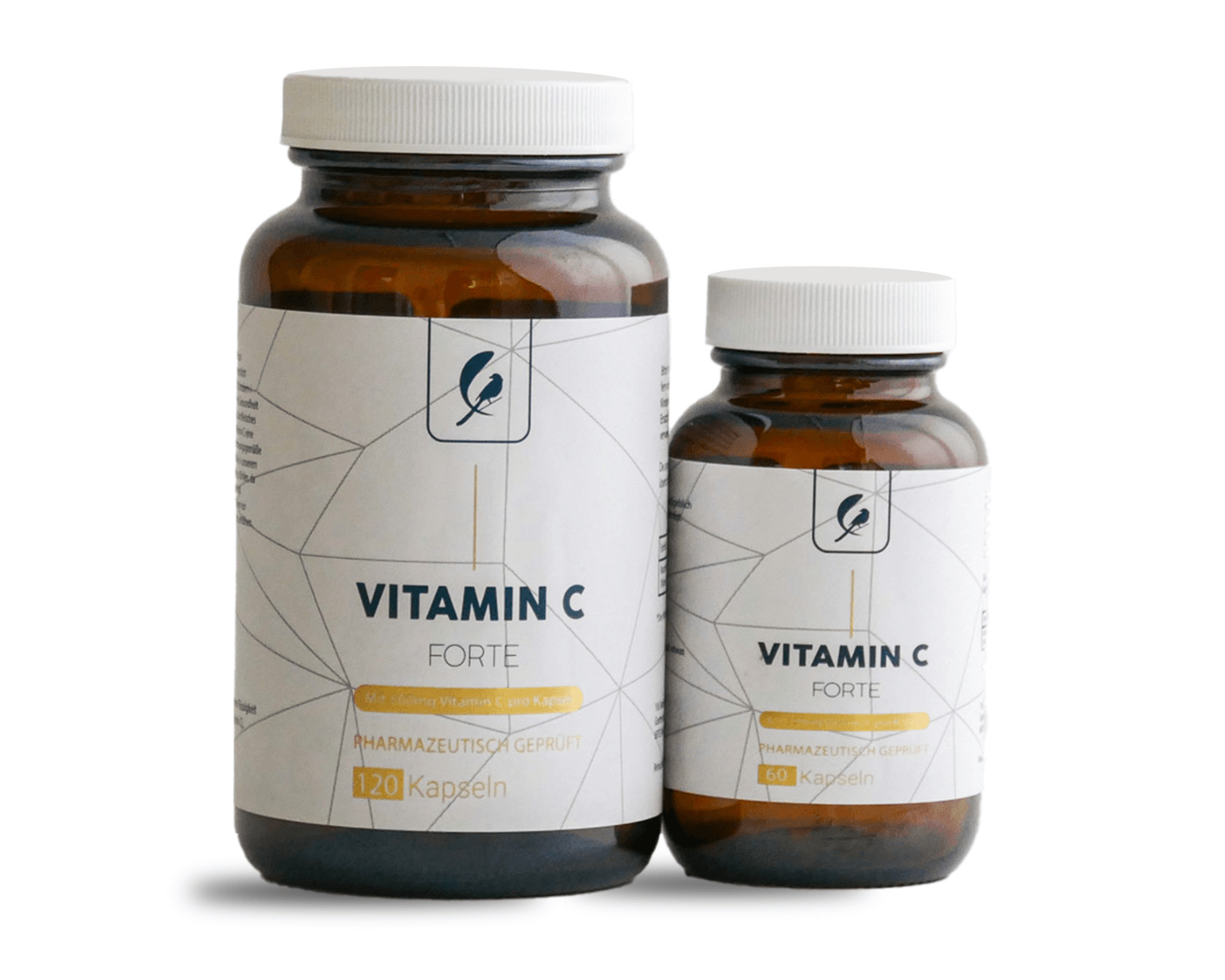 Vitamin C Forte -500 mg Vitamin C, 100% Reinheit, Ascorbinsäure 500mg, YAS Medica Pharmazeutische Produktion